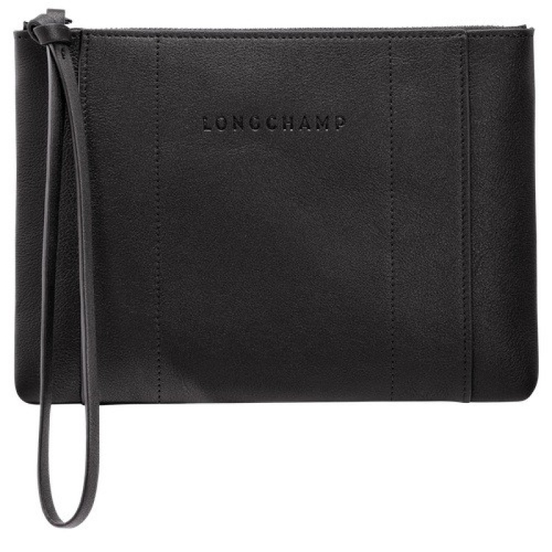 Black Longchamp 3d Pouch | SN-LCMP48431