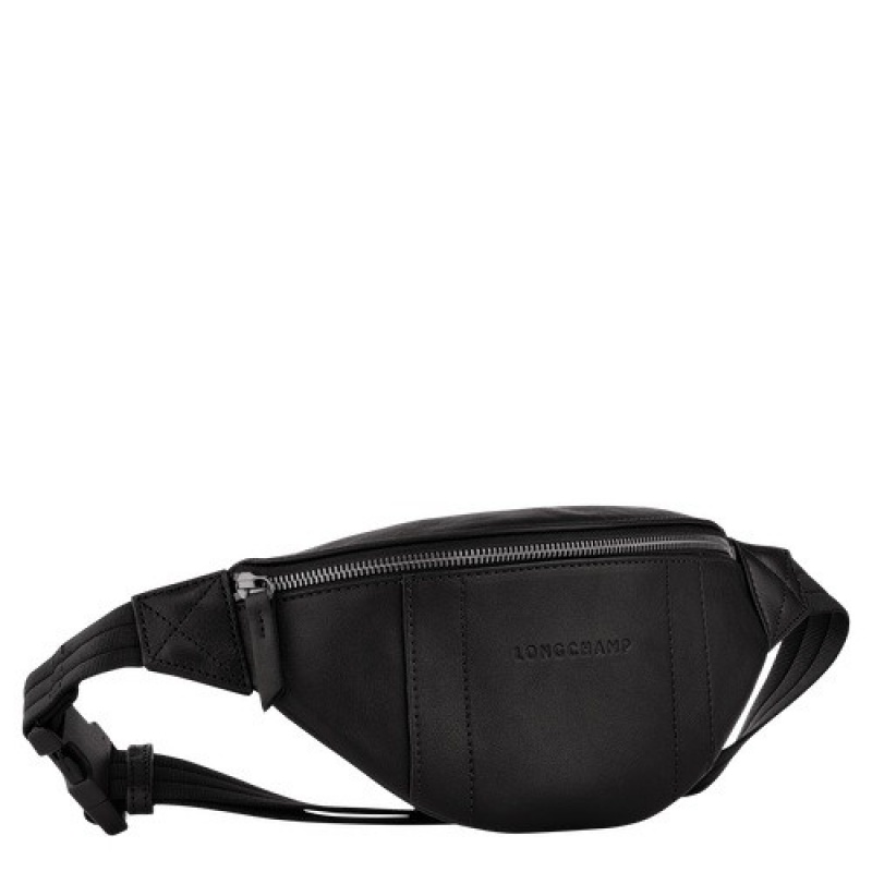 Black Longchamp 3d S Belt Bag | SN-LCMP48095