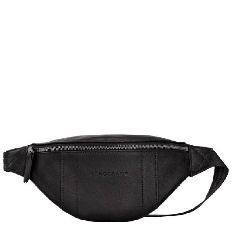 Black Longchamp 3d S Belt Bag | SN-LCMP48095