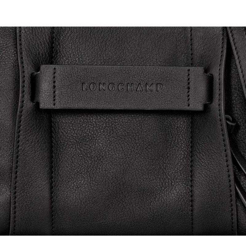 Black Longchamp 3d S Crossbody Bag | SN-LCMP47857