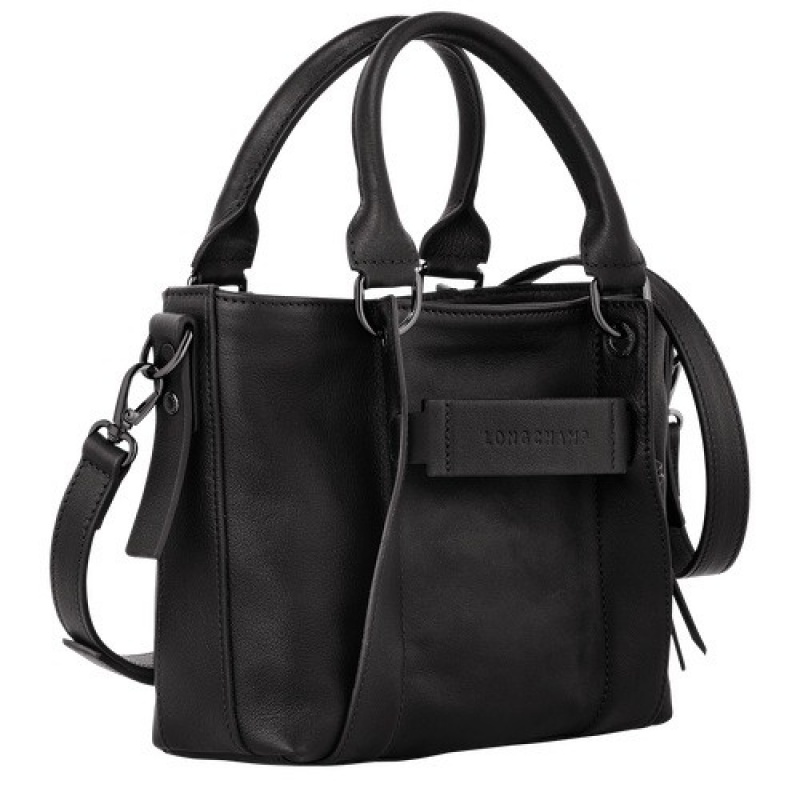 Black Longchamp 3d S Handbag | SN-LCMP47752