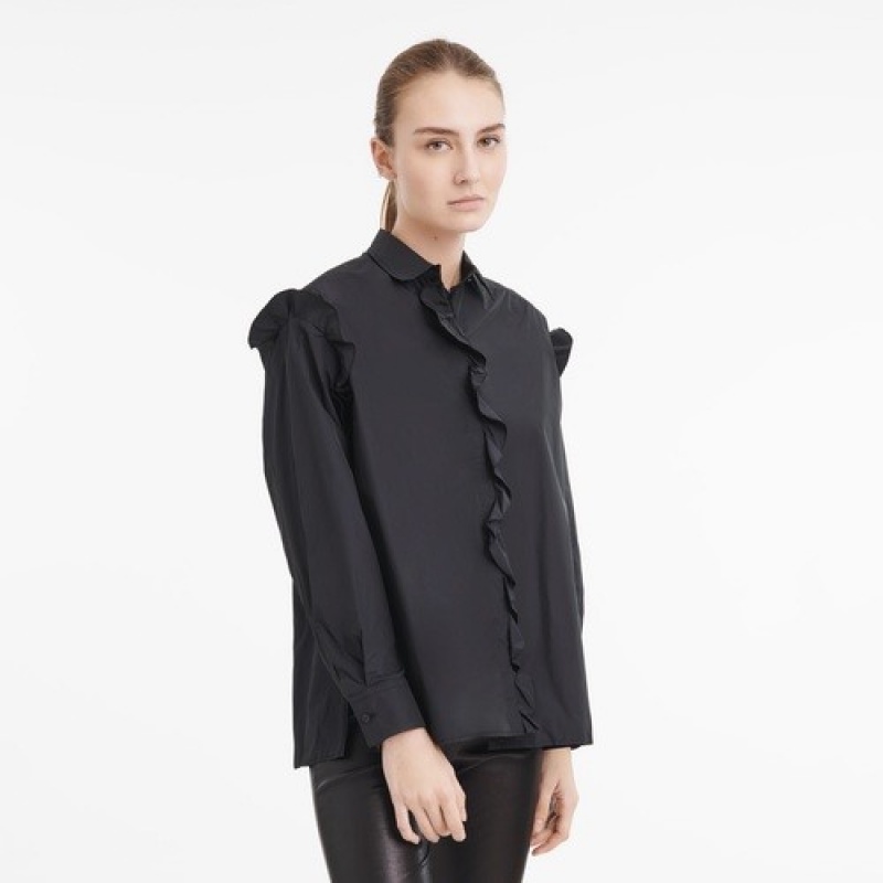 Black Longchamp Blouse | SN-LCMP48694