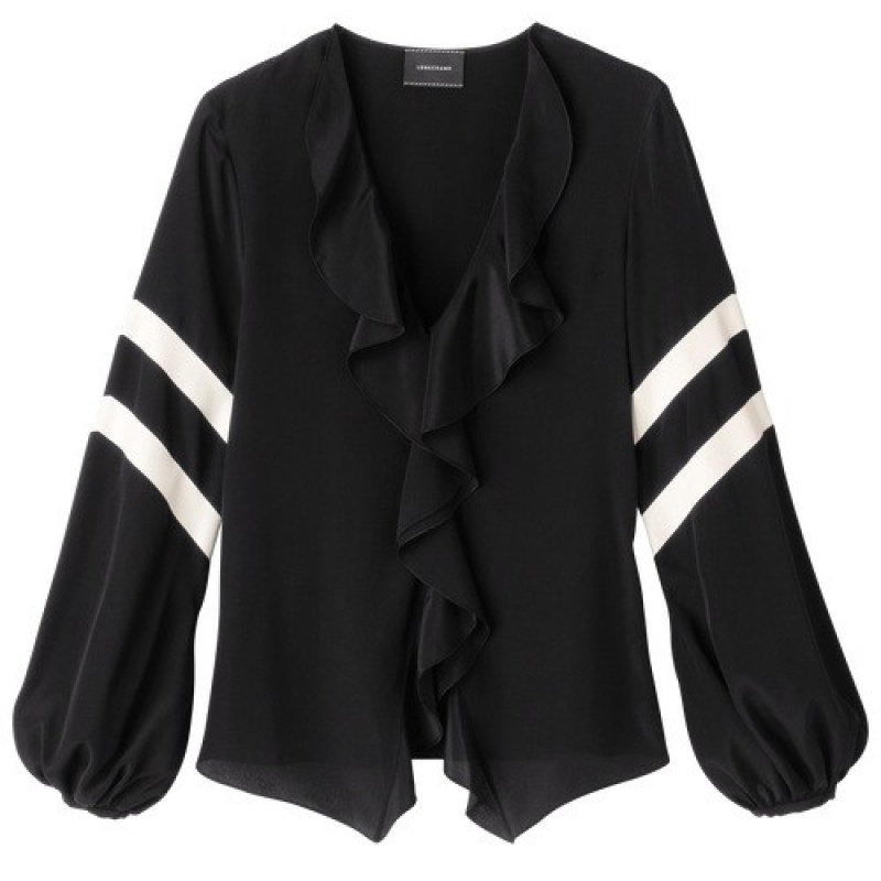 Black Longchamp Blouse | SN-LCMP48699