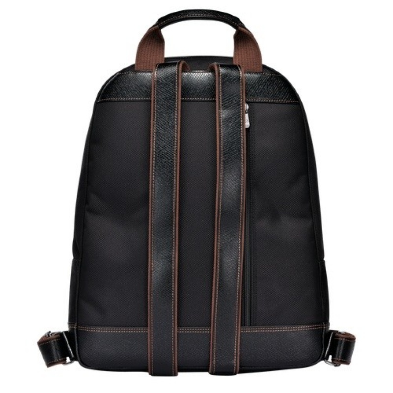 Black Longchamp Boxford Backpack | SN-LCMP49111