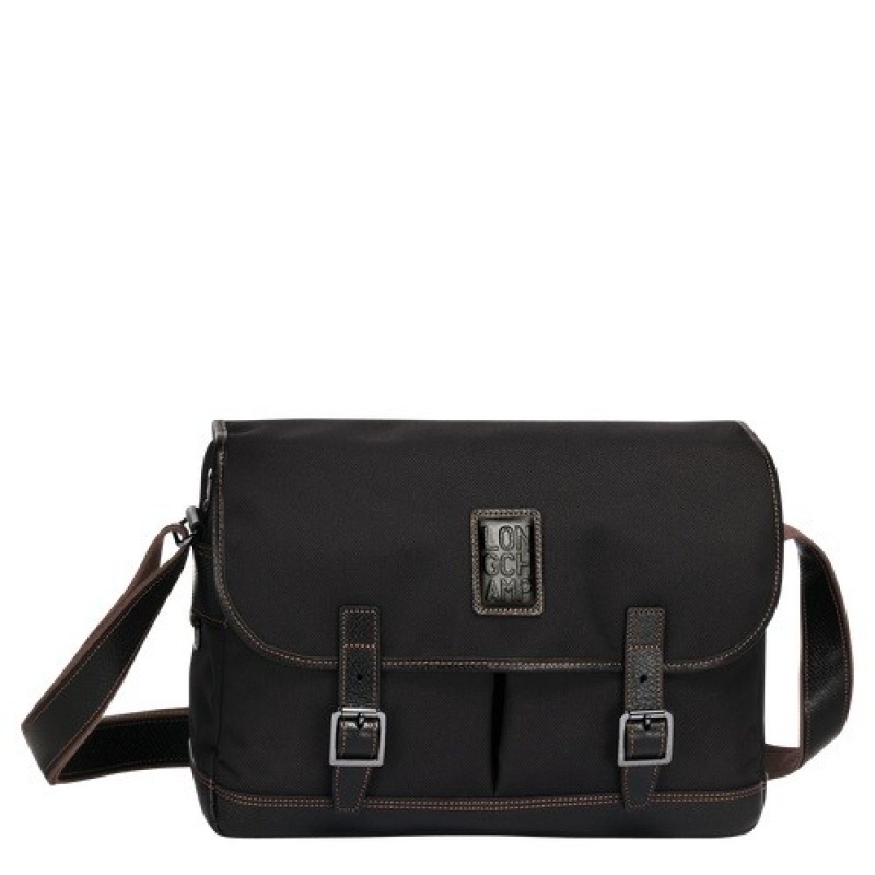 Black Longchamp Boxford L Crossbody Bag | SN-LCMP49094