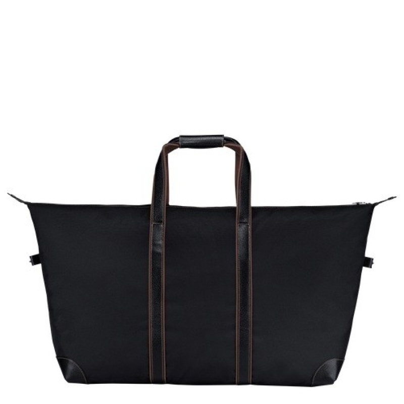 Black Longchamp Boxford L Travel Bag | SN-LCMP49326