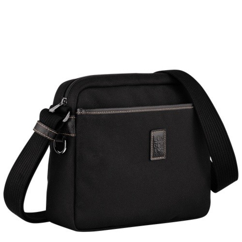 Black Longchamp Boxford M Camera Bag | SN-LCMP49091