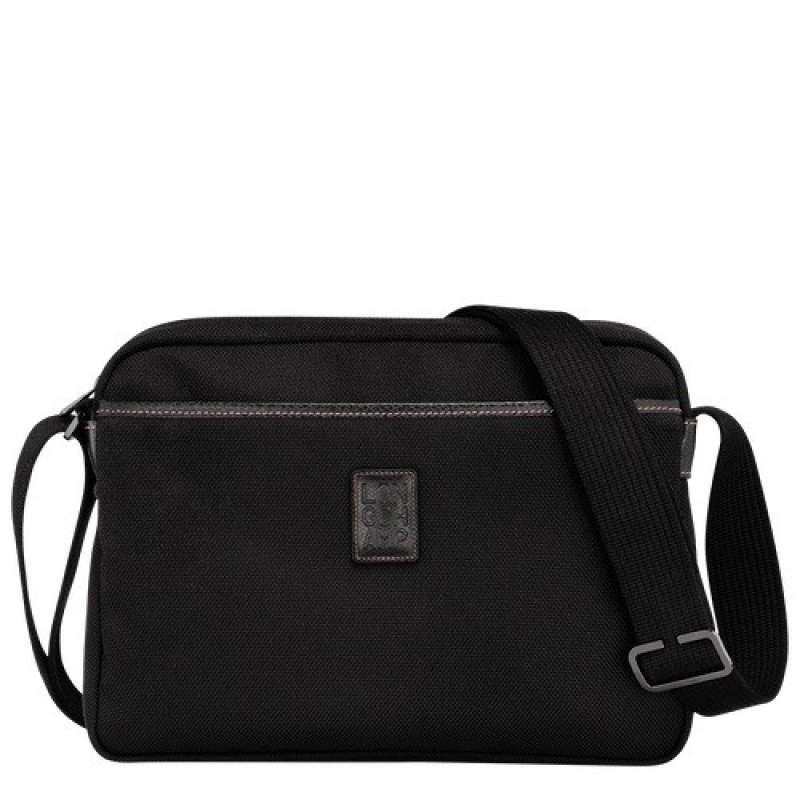 Black Longchamp Boxford M Camera Bag | SN-LCMP49091