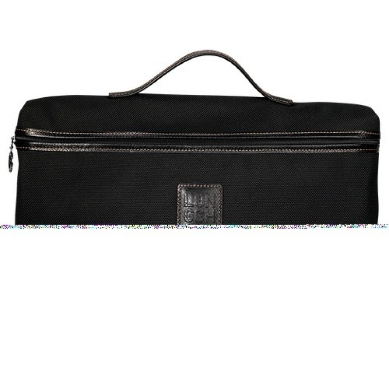 Black Longchamp Boxford S Briefcase | SN-LCMP49027