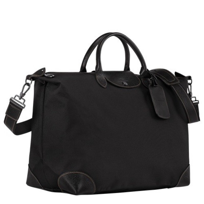 Black Longchamp Boxford S Travel Bag | SN-LCMP49340