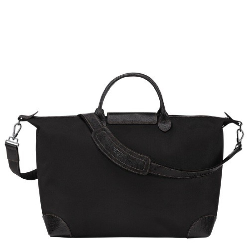 Black Longchamp Boxford S Travel Bag | SN-LCMP49340