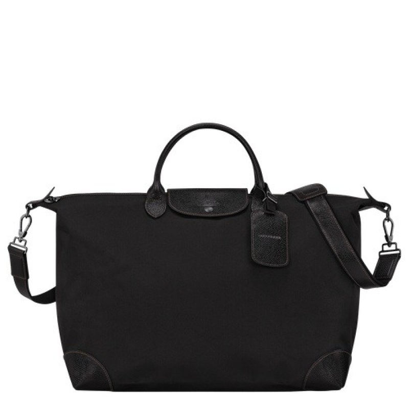 Black Longchamp Boxford S Travel Bag | SN-LCMP49340