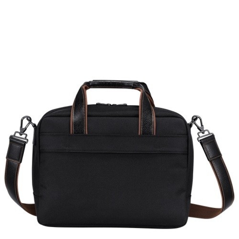 Black Longchamp Boxford S Travel Bag | SN-LCMP48511