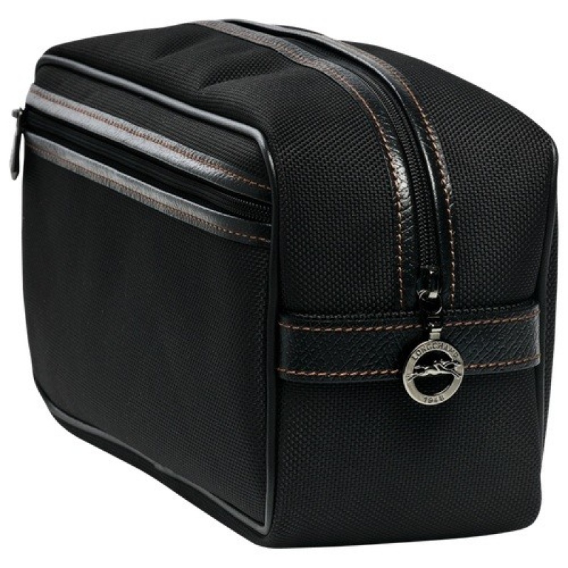 Black Longchamp Boxford Toiletry Case | SN-LCMP49398