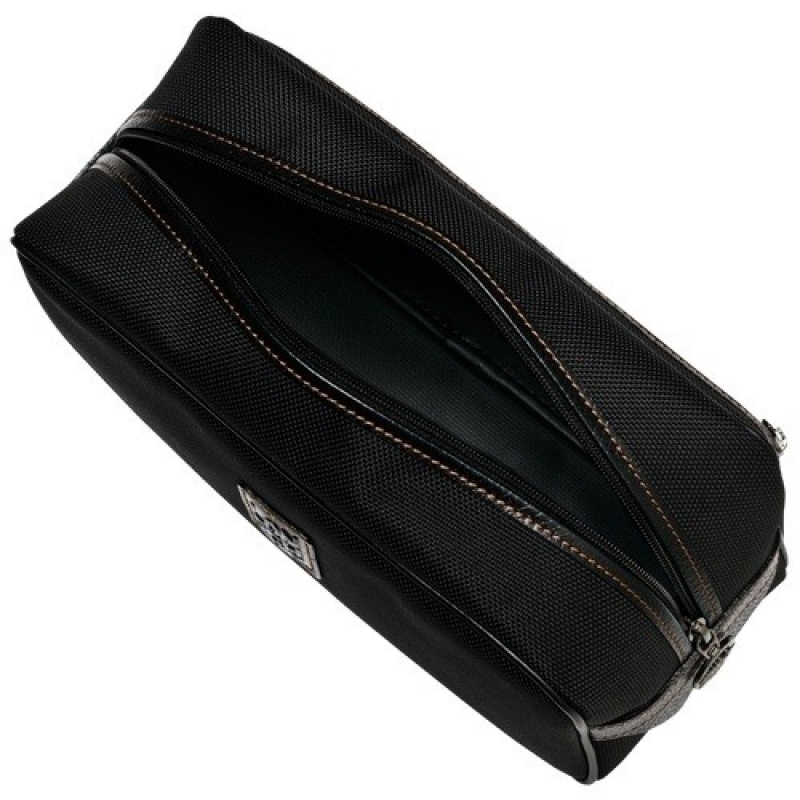 Black Longchamp Boxford Toiletry Case | SN-LCMP49398