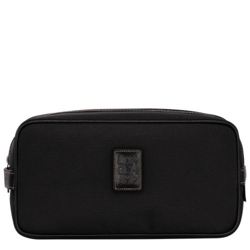 Black Longchamp Boxford Toiletry Case | SN-LCMP49398