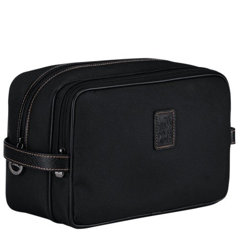 Black Longchamp Boxford Toiletry Case | SN-LCMP49401