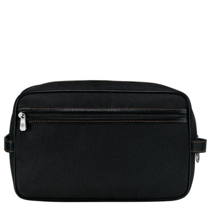 Black Longchamp Boxford Toiletry Case | SN-LCMP49401