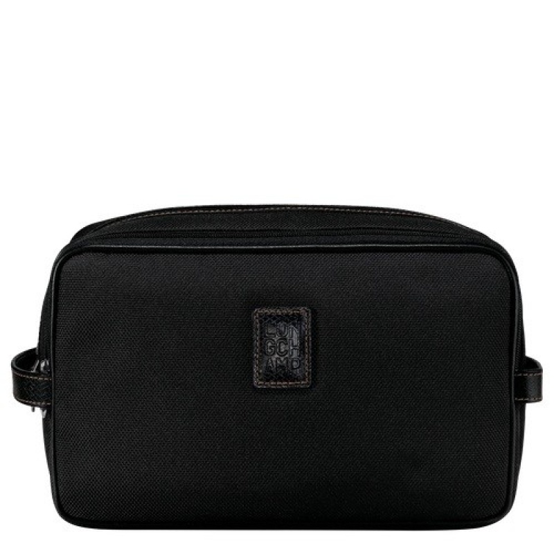 Black Longchamp Boxford Toiletry Case | SN-LCMP49401