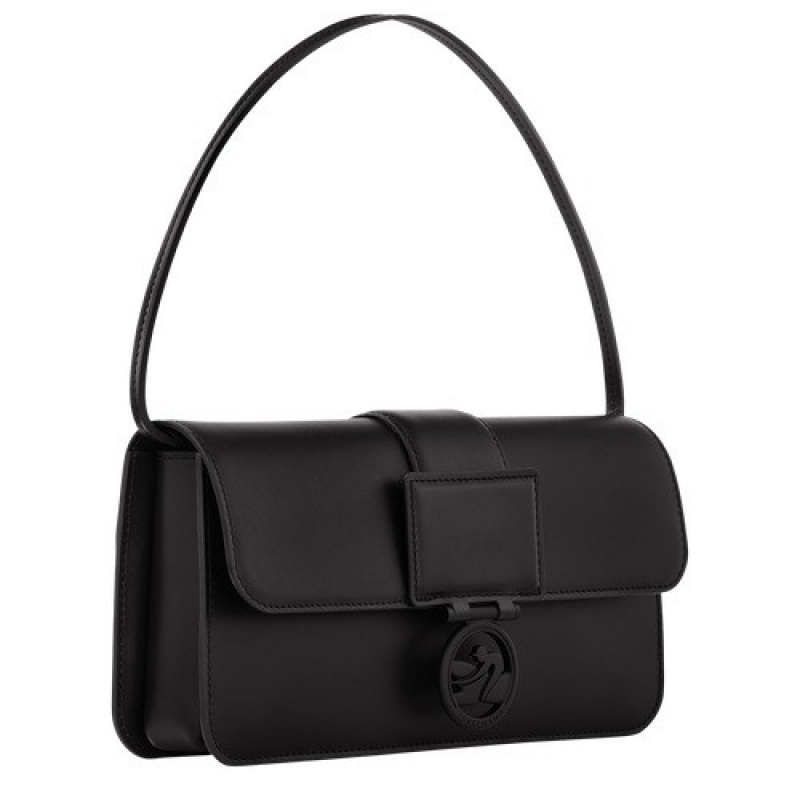 Black Longchamp Box-trot M Hobo Bag | SN-LCMP47986