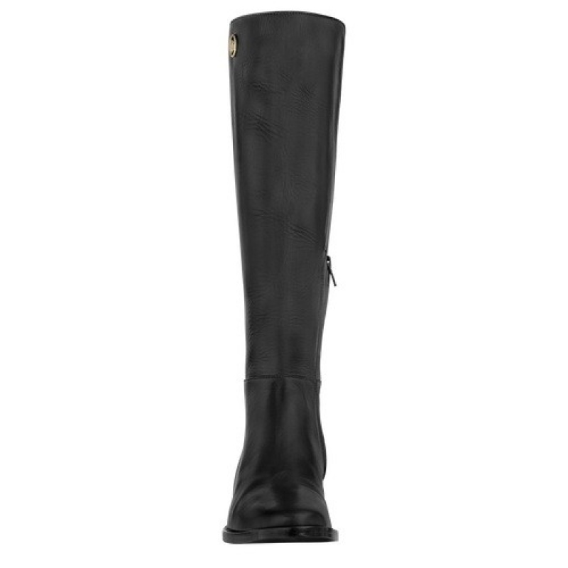 Black Longchamp Box-trot Riding Boots | SN-LCMP48804