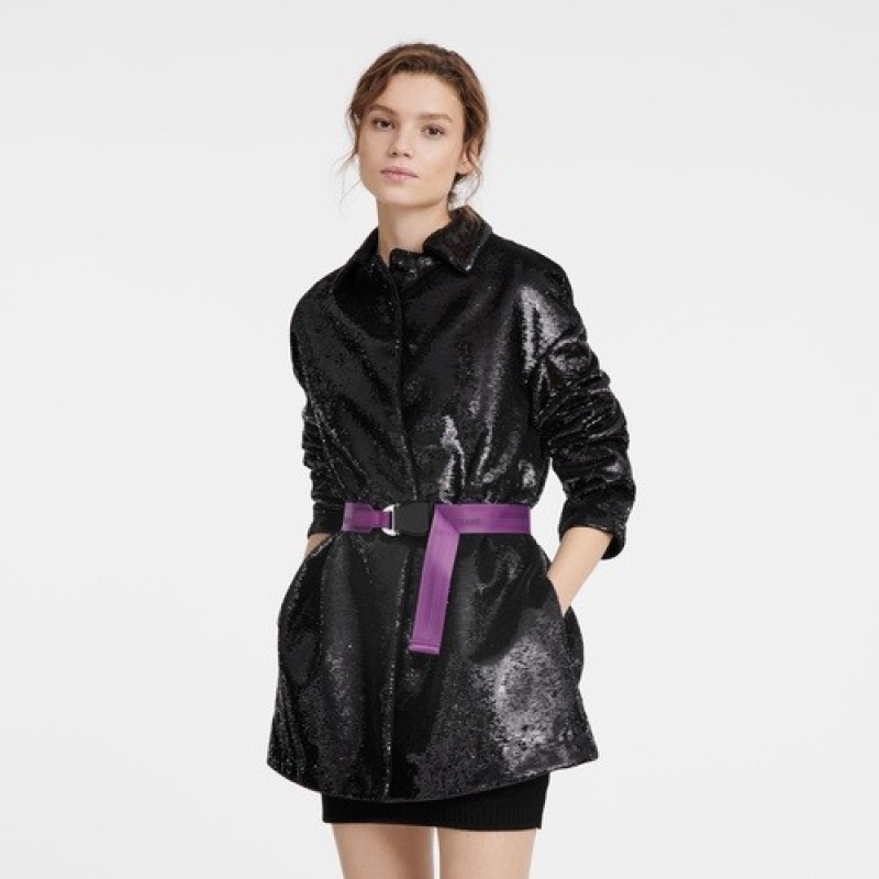 Black Longchamp Coat | SN-LCMP48633