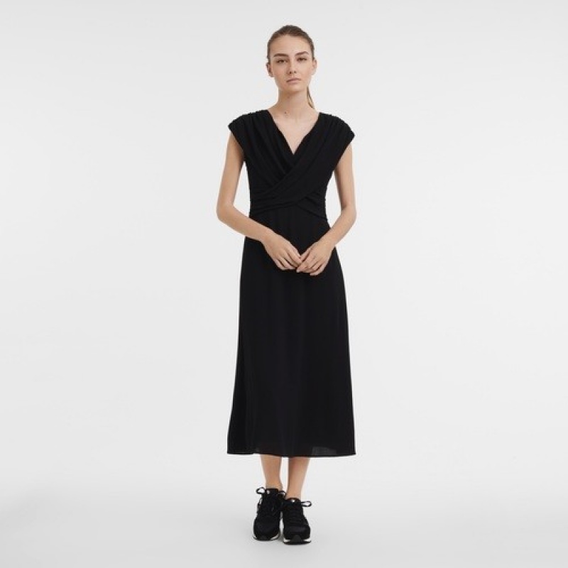 Black Longchamp Dress | SN-LCMP48652