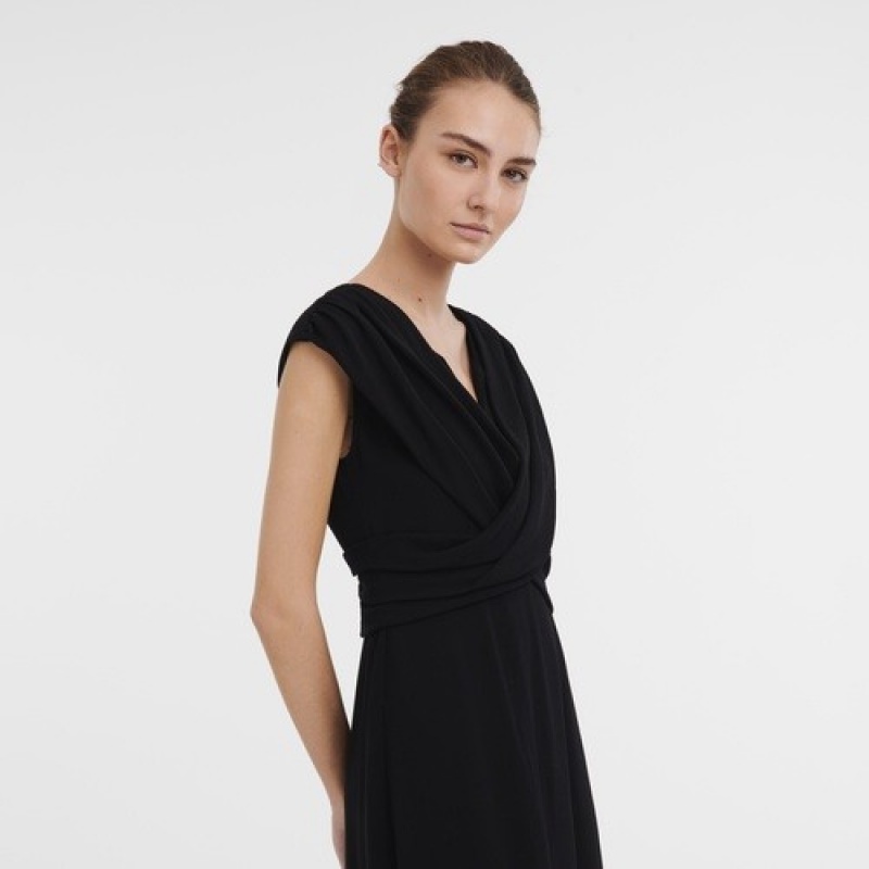 Black Longchamp Dress | SN-LCMP48652