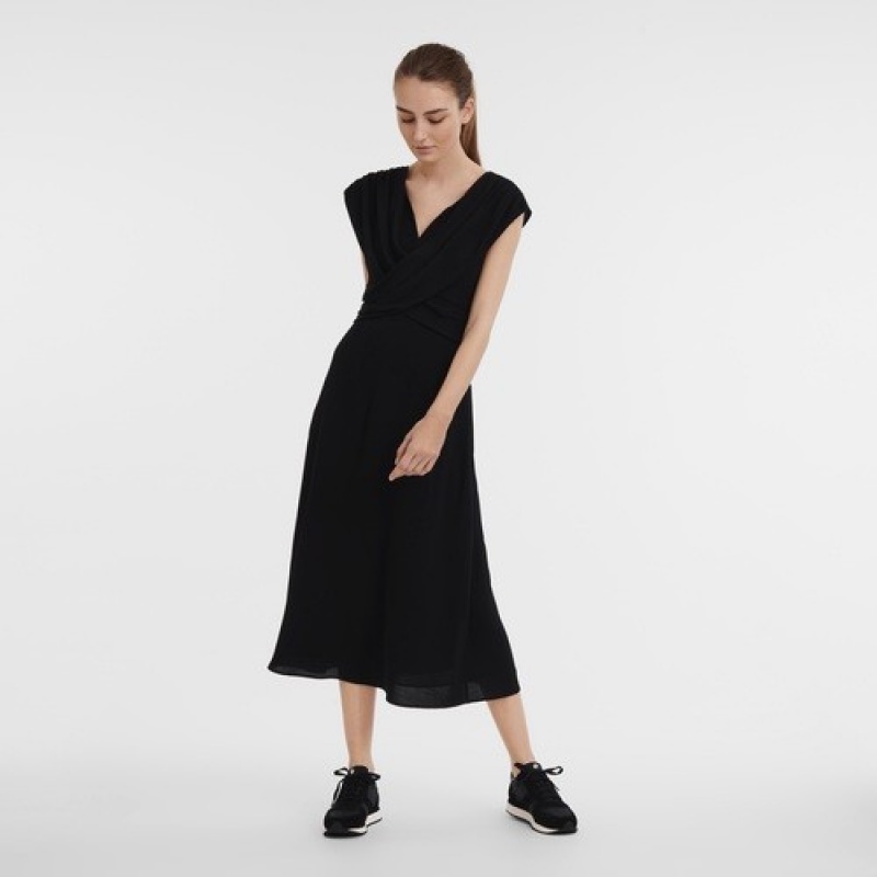 Black Longchamp Dress | SN-LCMP48652