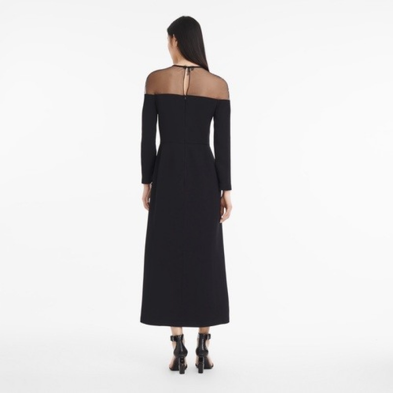 Black Longchamp Dress | SN-LCMP48657