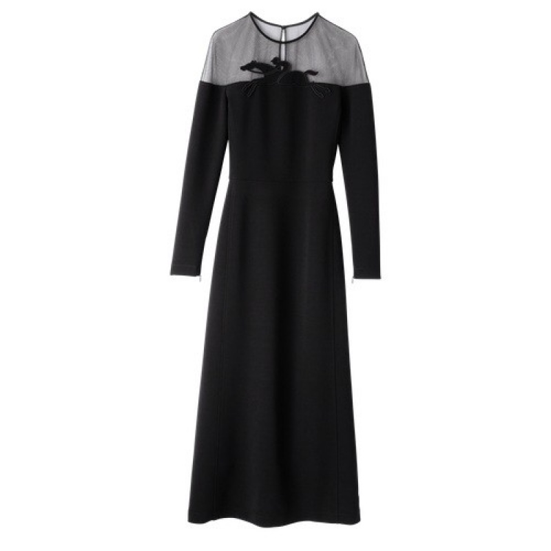 Black Longchamp Dress | SN-LCMP48657