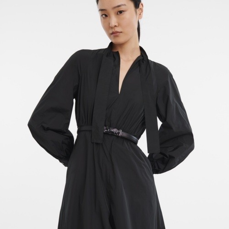 Black Longchamp Dress | SN-LCMP48659