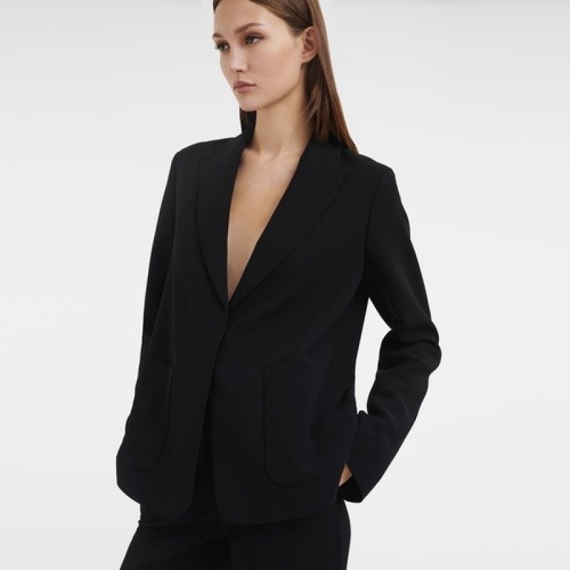 Black Longchamp Jacket | SN-LCMP48631