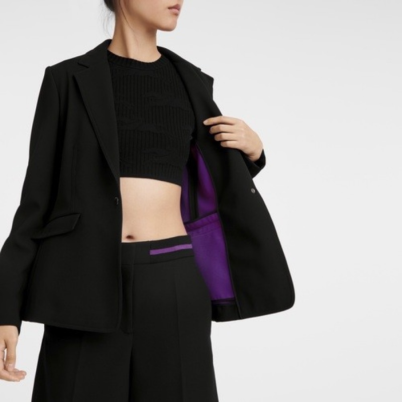 Black Longchamp Jacket | SN-LCMP48643