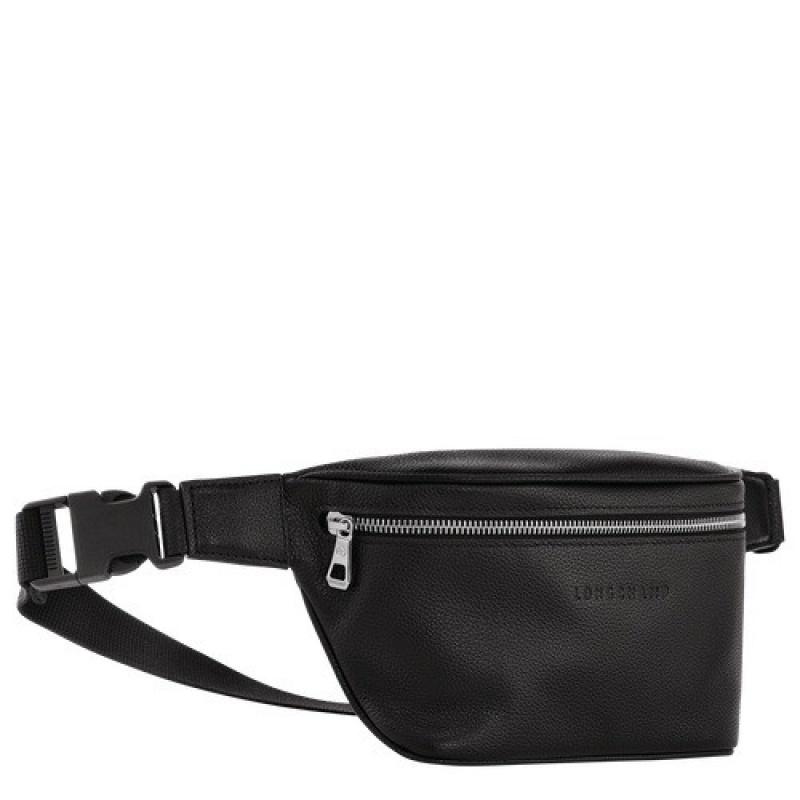 Black Longchamp Le Foulonné Belt Bag | SN-LCMP49158