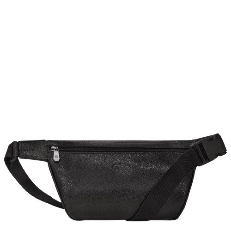 Black Longchamp Le Foulonné Belt Bag | SN-LCMP49158