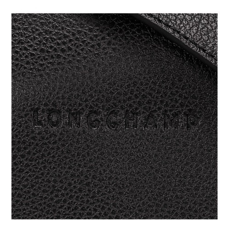 Black Longchamp Le Foulonné M Crossbody Bag | SN-LCMP47860