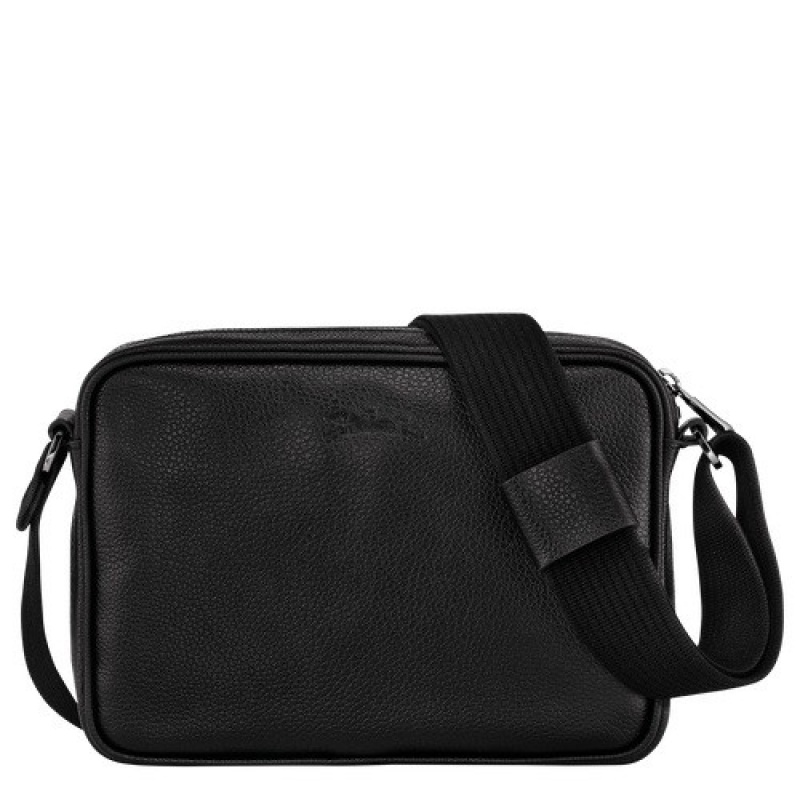 Black Longchamp Le Foulonné S Camera Bag | SN-LCMP49105