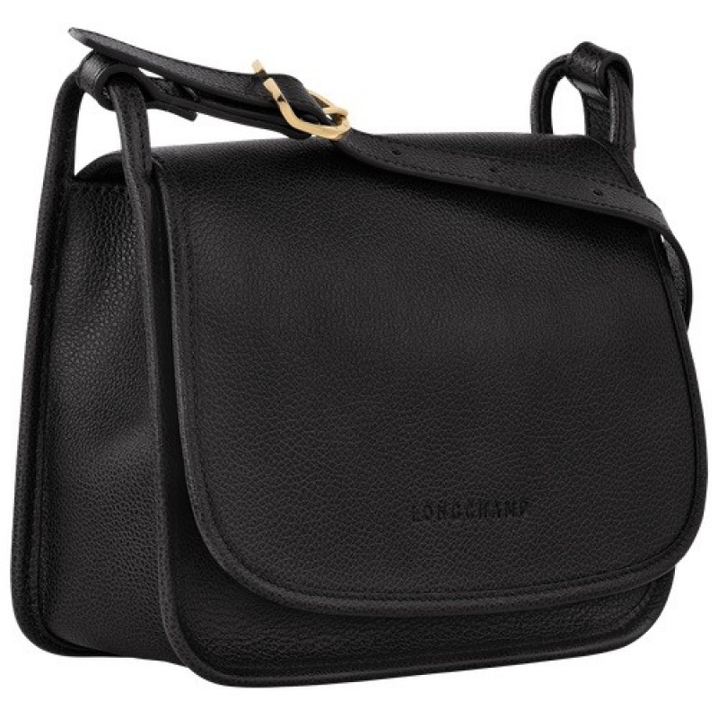 Black Longchamp Le Foulonné S Crossbody Bag | SN-LCMP47868