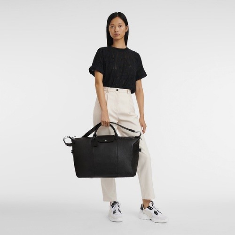 Black Longchamp Le Foulonné S Travel Bag | SN-LCMP49310