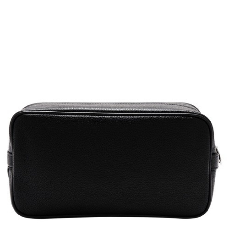 Black Longchamp Le Foulonné Toiletry Case | SN-LCMP49392