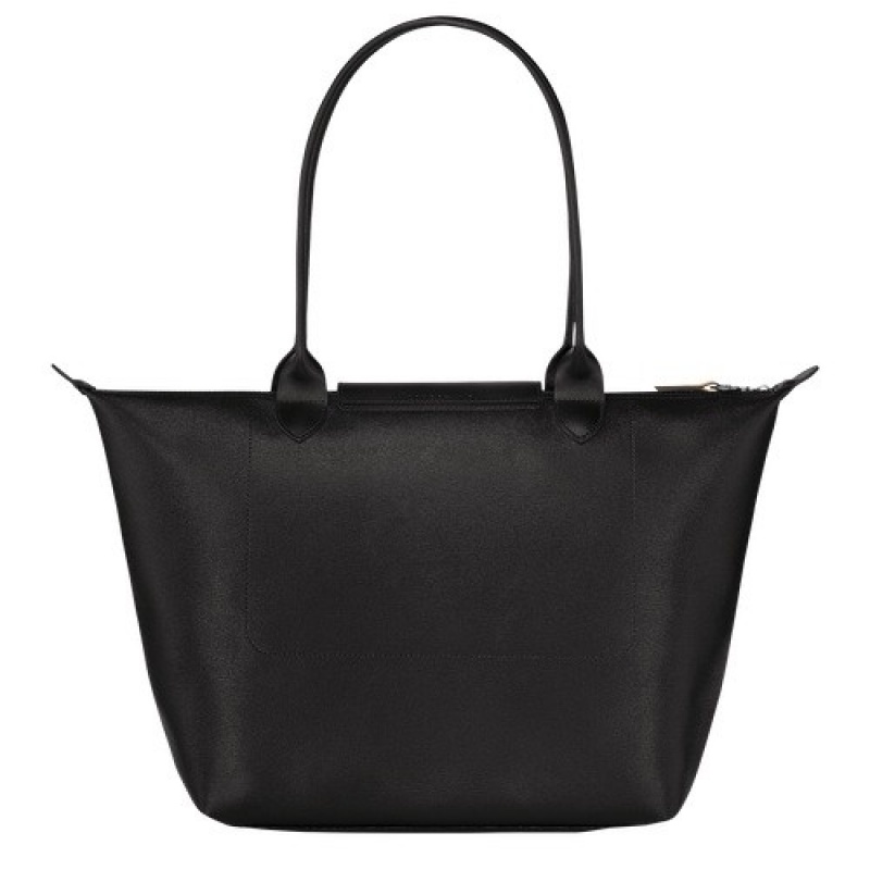 Black Longchamp Le Pliage City L Tote Bag | SN-LCMP47956