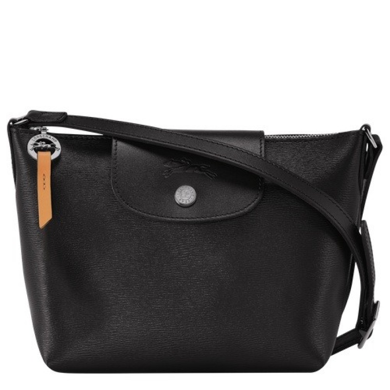 Black Longchamp Le Pliage City Xs Crossbody Bag | SN-LCMP47831