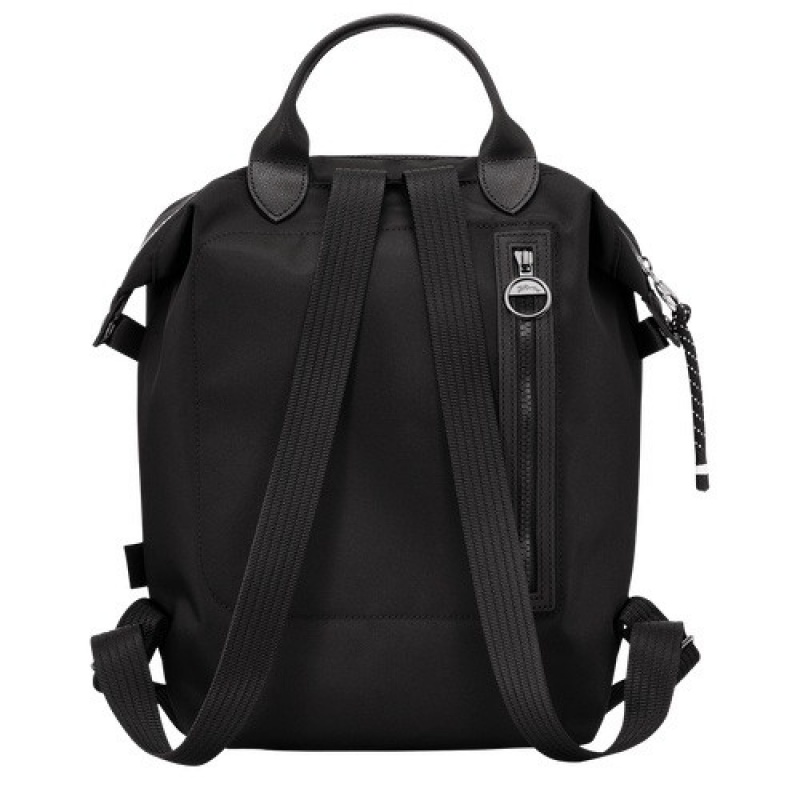 Black Longchamp Le Pliage Energy L Backpack | SN-LCMP49148