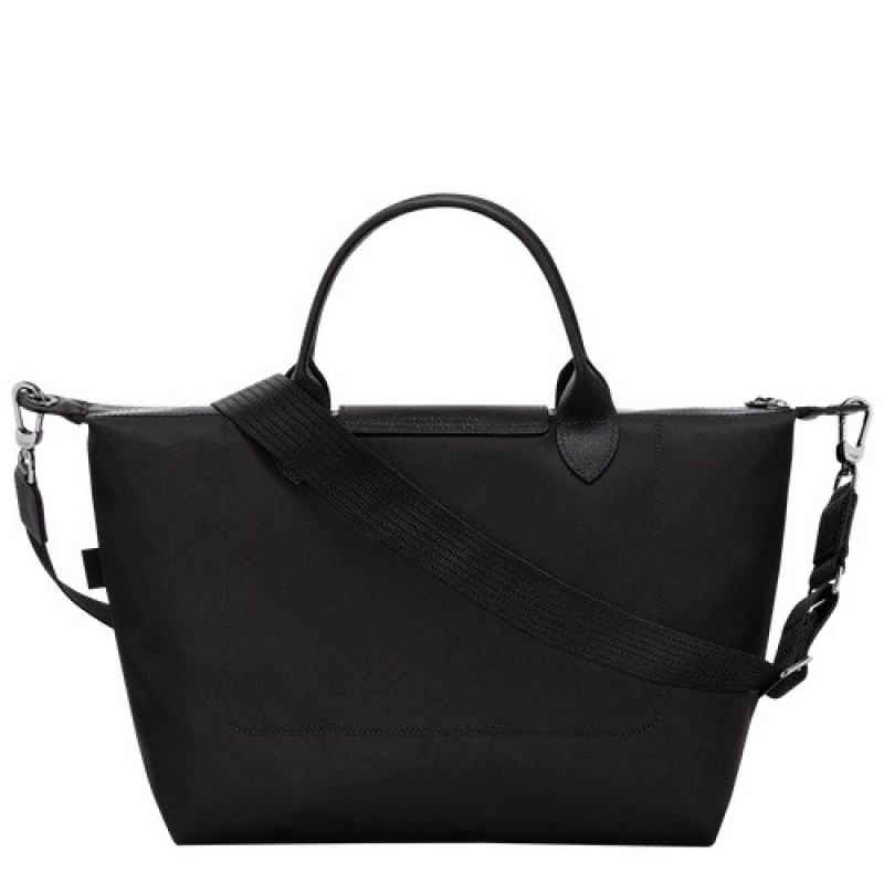 Black Longchamp Le Pliage Energy L Handbag | SN-LCMP47798