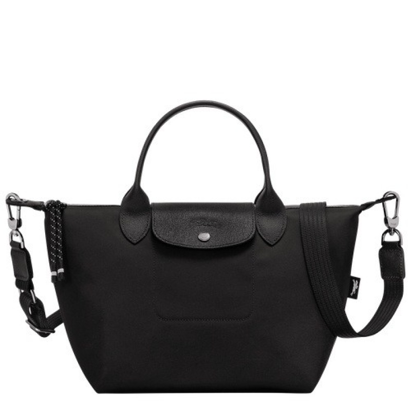 Black Longchamp Le Pliage Energy S Handbag | SN-LCMP47802