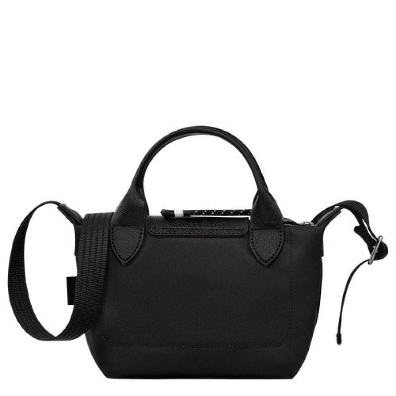 Black Longchamp Le Pliage Energy Xs Handbag | SN-LCMP47806