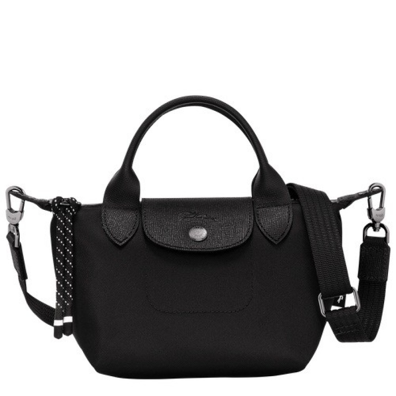 Black Longchamp Le Pliage Energy Xs Handbag | SN-LCMP47806