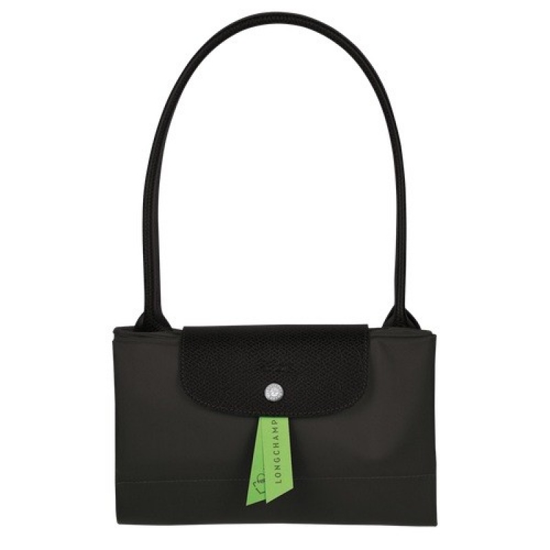 Black Longchamp Le Pliage Green L Tote Bag | SN-LCMP47977