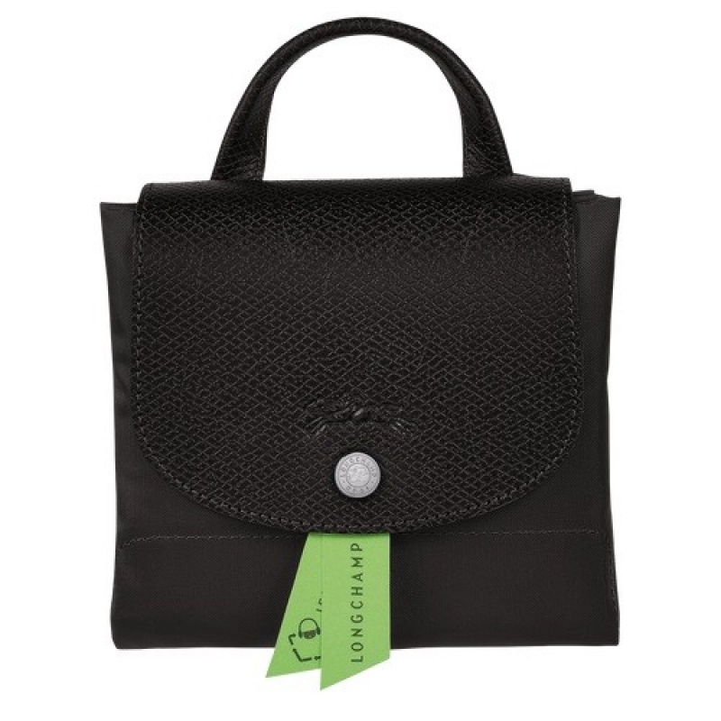 Black Longchamp Le Pliage Green M Backpack | SN-LCMP49136